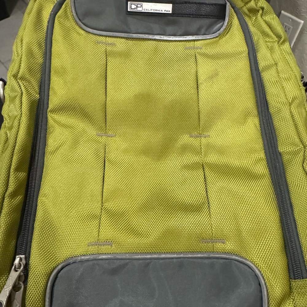Green and Gray Backpack